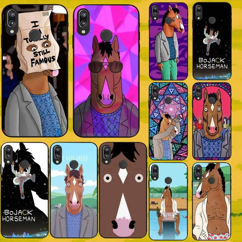 

bo-hor-seman jack-horse man Phone Case fundas shell cover for HUAWEI P10 P20 P30 P40 mate 30 40 lite Pro