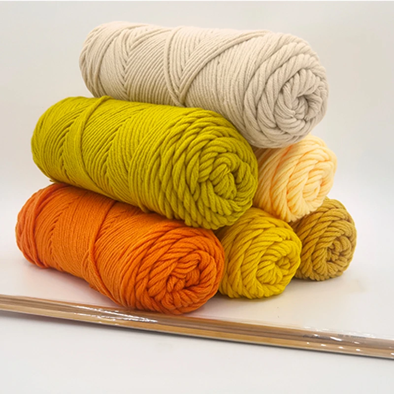 100 г/комплект шерстяная пряжа для вязания 8 слоев
