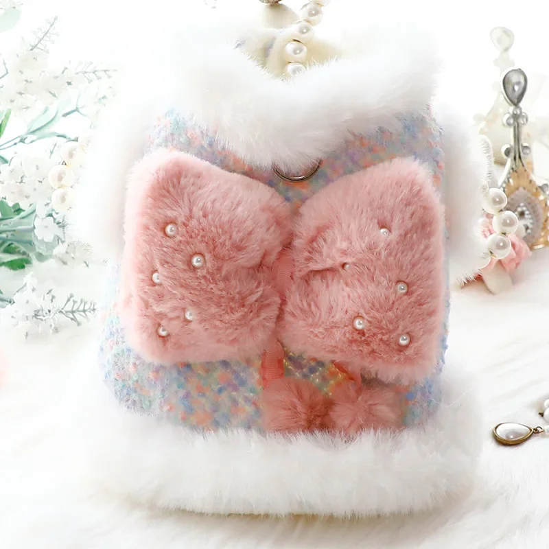 Зимняя одежда для домашних животных пальто собак плотная теплая щенков йоркский