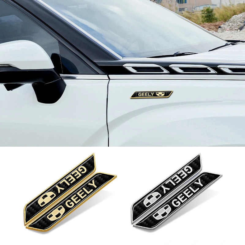 

Car body Trunk Styling Sticker Fender Emblem for Geely Binyue Pro EC7 Emgrand GS Yuanjing X6 X3 Xingyue King Kong MK Accessories