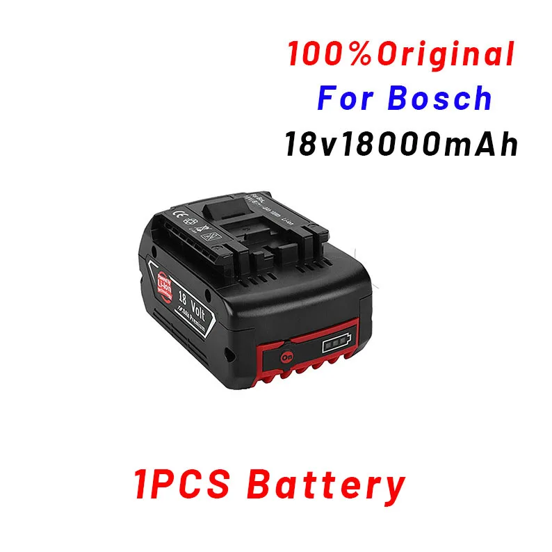

New 18V Battery 18Ah for Bosch Electric Drill 18V 18000mAh Rechargeable Li-ion Battery BAT609 BAT609G BAT618 BAT618G BAT614