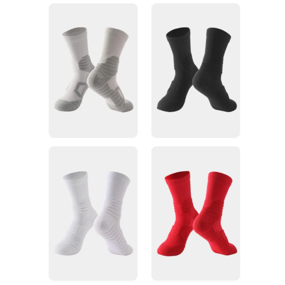 

Men's Athletic Cushioned Crew Moisture Control Socks Comfort for Hiking Running 1 Pair Anti-odor Compression Unisex XR-Hot