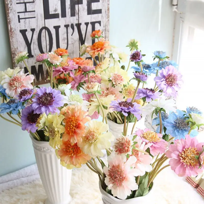 

Home Wedding Decoration Fashion Orchid Artificial Flowers DIY Artificial Butterfly Orchid Silk Flower Bouquet Phalaenopsis