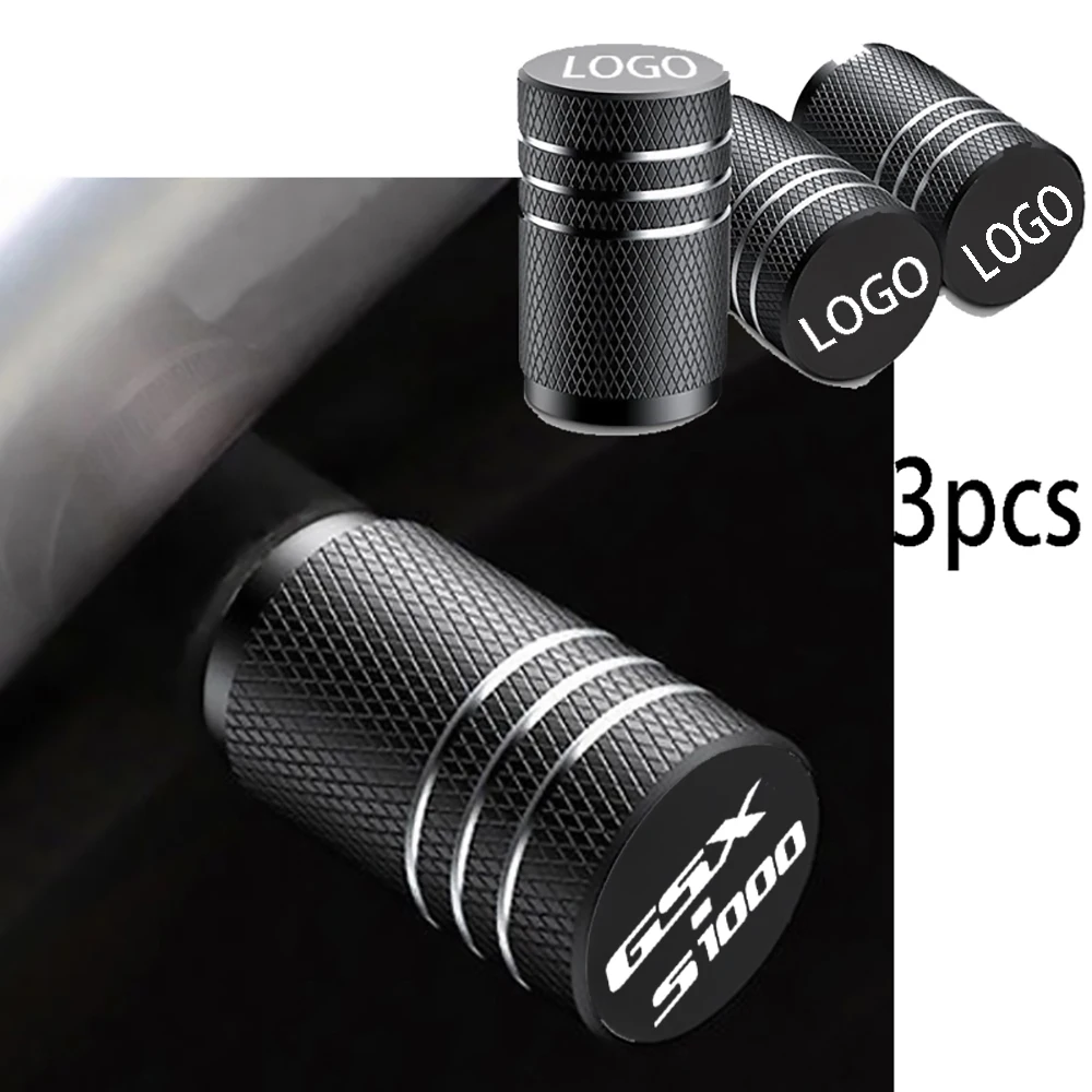 

For SUZUKI GSX-S1000 GSX-S1000F 2015 2016 GSX S1000 Motorcycle Tire Valve Air Port Stem Cover Cap Plug CNC Aluminum accessories