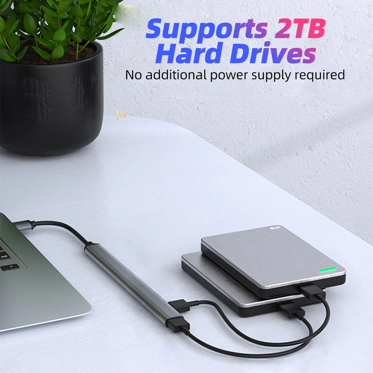 USB-концентратор FONKEN 7 в 1 для MacBook Samsung Type C 3 0 Кабель-адаптер ноутбука 4 разветвитель