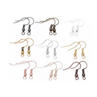 100pcs iron earring hooks multi color earring clasp earwire diy jewelry making findings accessories