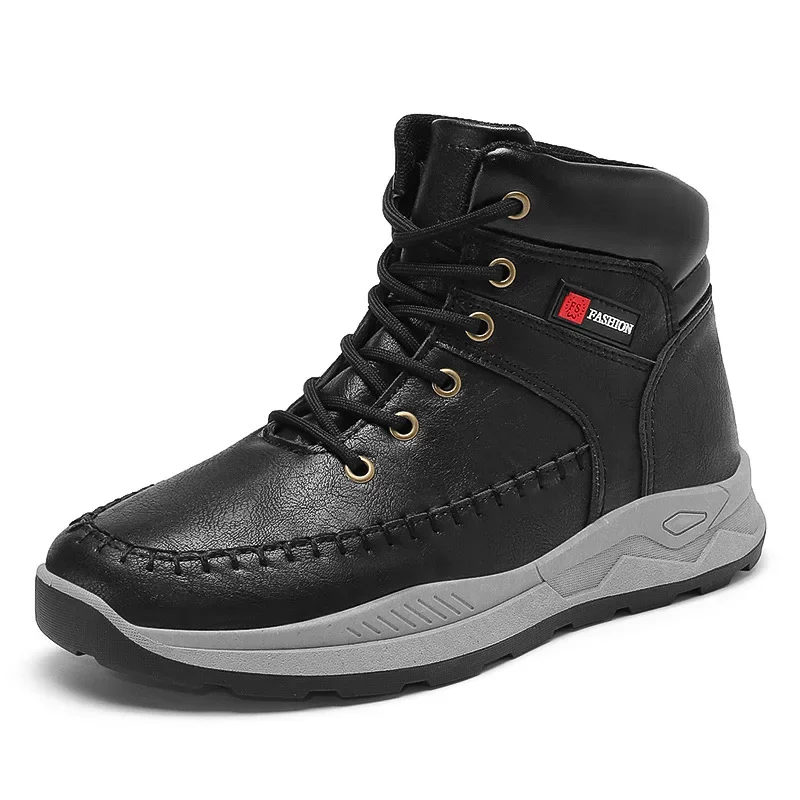 Мужские непромокаемые охотничьи ботинки из воловьей кожи походная обувь