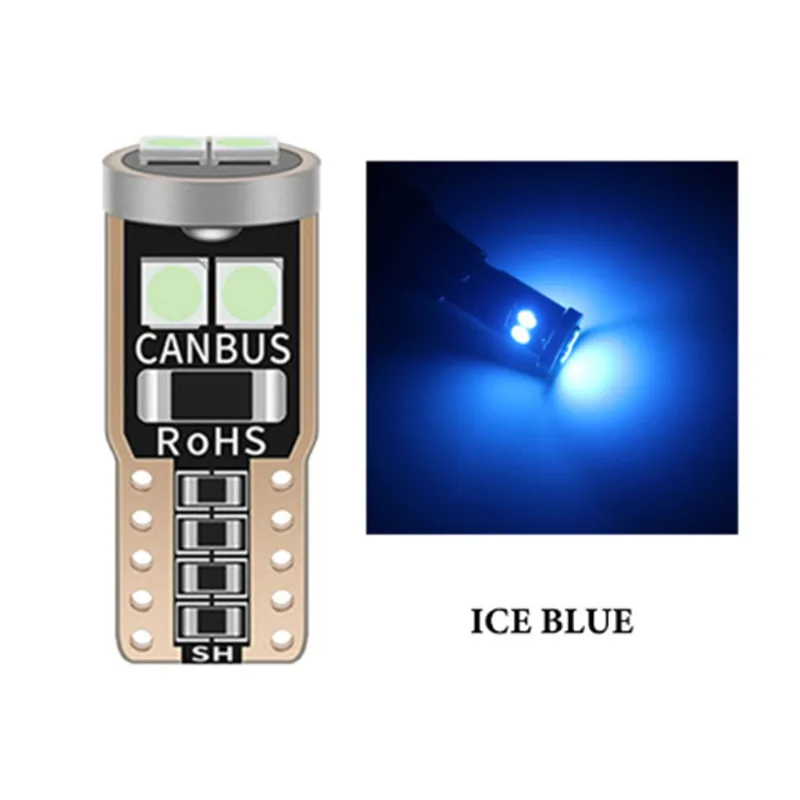 Автомобиль с высокой яркостью Φ ширина индикатора W5W номерной знак чтение T10-3030-6SMD