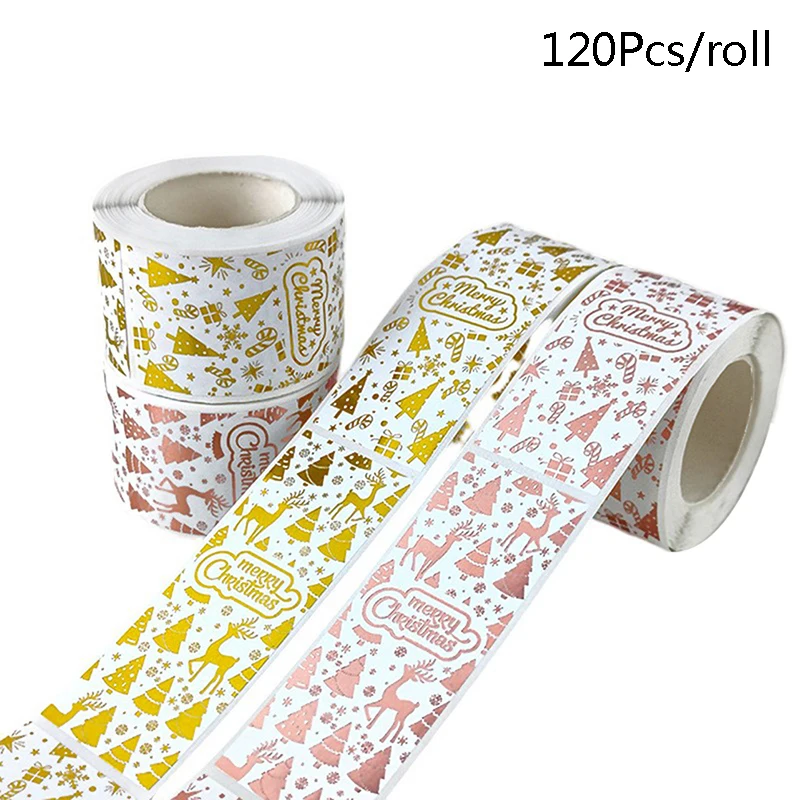 

120 шт., прямоугольные наклейки для украшения конверта