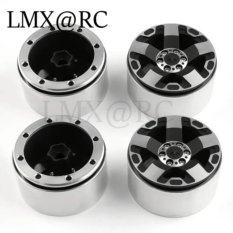 4 шт. 2 2-дюймовый металлический обод колеса/ступица с бисером для 1/10 RC Rock Crawler Axial