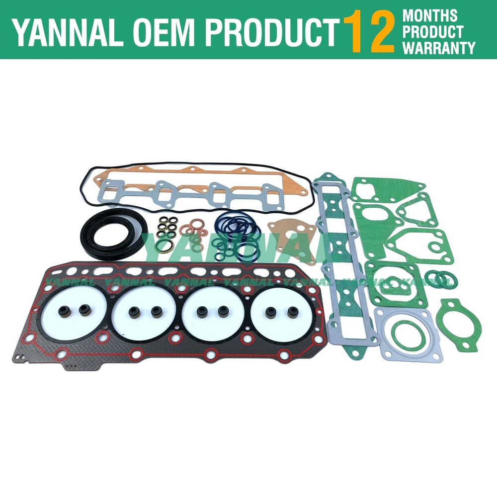 4TN82 4TN82E Полный комплект прокладок головки прокладки для двигателя Yanmar US350 John Deere 970