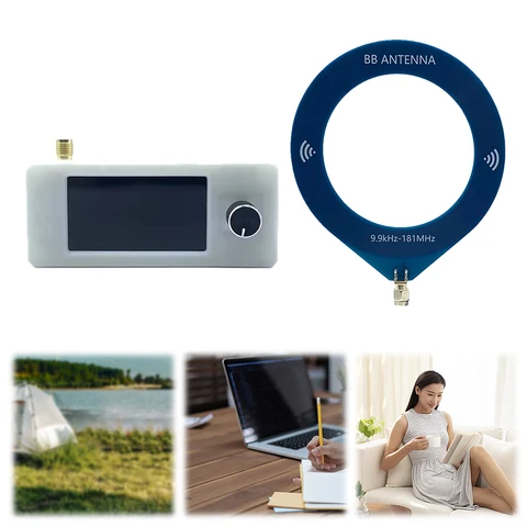 SI4732 Портативное радио 0,5-108 МГц LSB USB AM FM FM/AM Радио 1,9-дюймовый IPS-экран Вседиапазонный радиоприемник HF SW MW VHF Радио