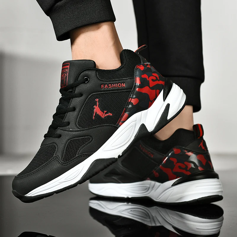 Running Shoes New Light Breathable Air Cushion Shoes Mesh Men Brand Outdoor Sport Shoes Women Fashion Sneakers 2023 Lace-up