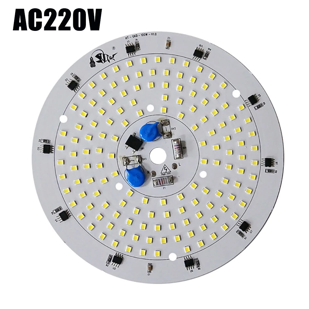 

AC220V LED Chip 50W 100W 150W 200W USB-HID Lamp Board DIY High Voltage Linear Light Source Board For High Bay Lamp Floodlight