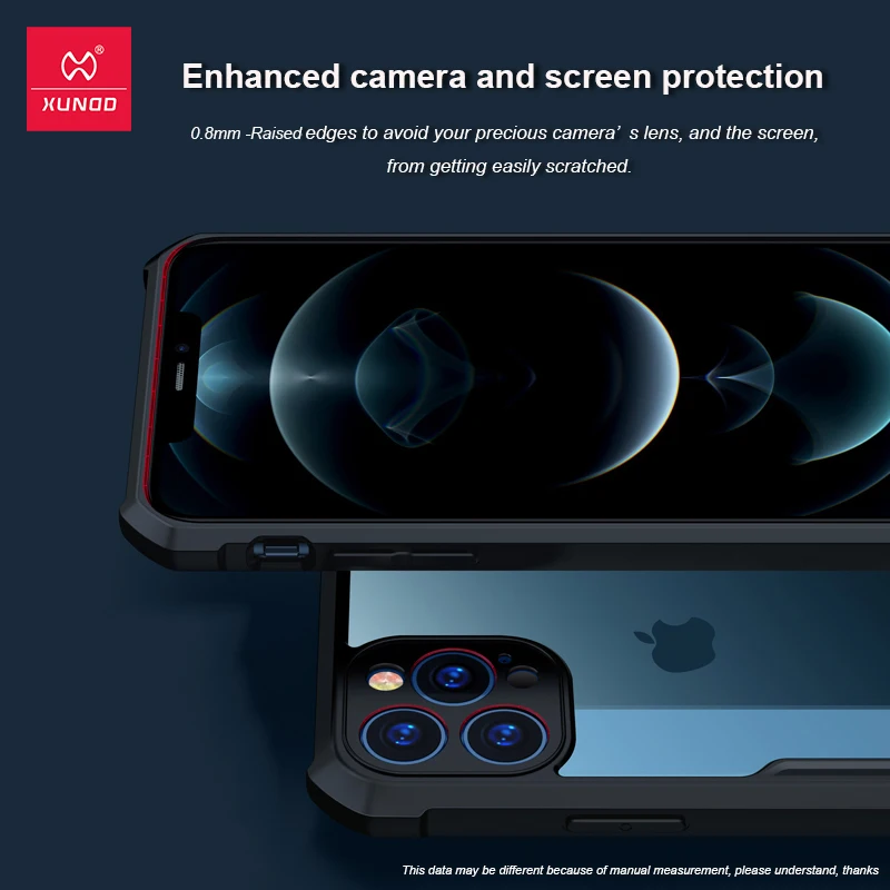 Xundd Case For iPhone 11 12 13 14 Case Shockproof Protective Phone Bumper Cover For iPhone11 iPhone12 iPhone13 i14 Pro Max Case