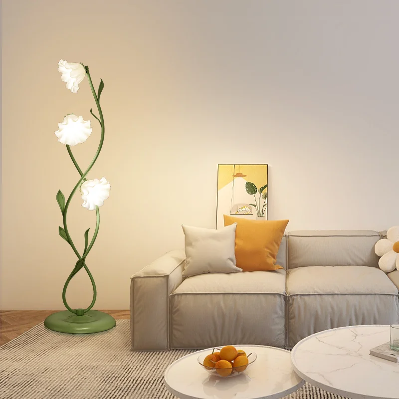 

Роскошные напольные лампы во французском стиле для гостиной, дивана, боковых цветов, прикроватный светильник для спальни, комнатный стоячи...