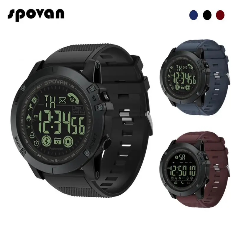 

Смарт-часы мужские спортивные с шагомером и поддержкой Bluetooth