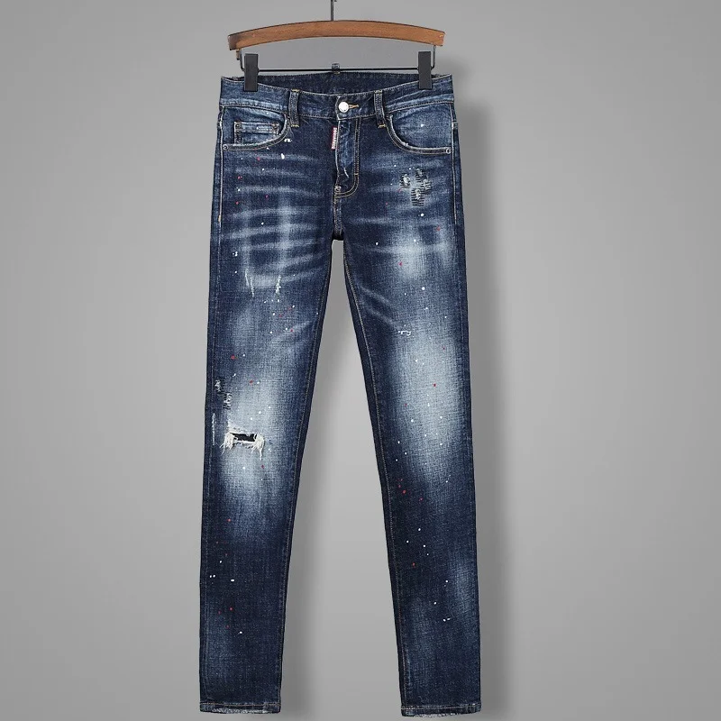2022DSQUARED2 Brand Blue Autumn Mens 
