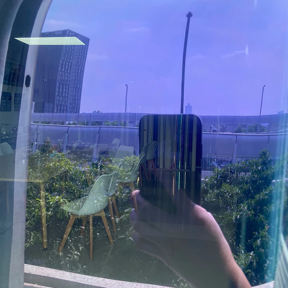 Пленка-Хамелеон VLT75 % для переднего лобового стекла автомобиля, фольга для задней панели, Высокая теплоотдача, наклейка на стекло, защита от солнца