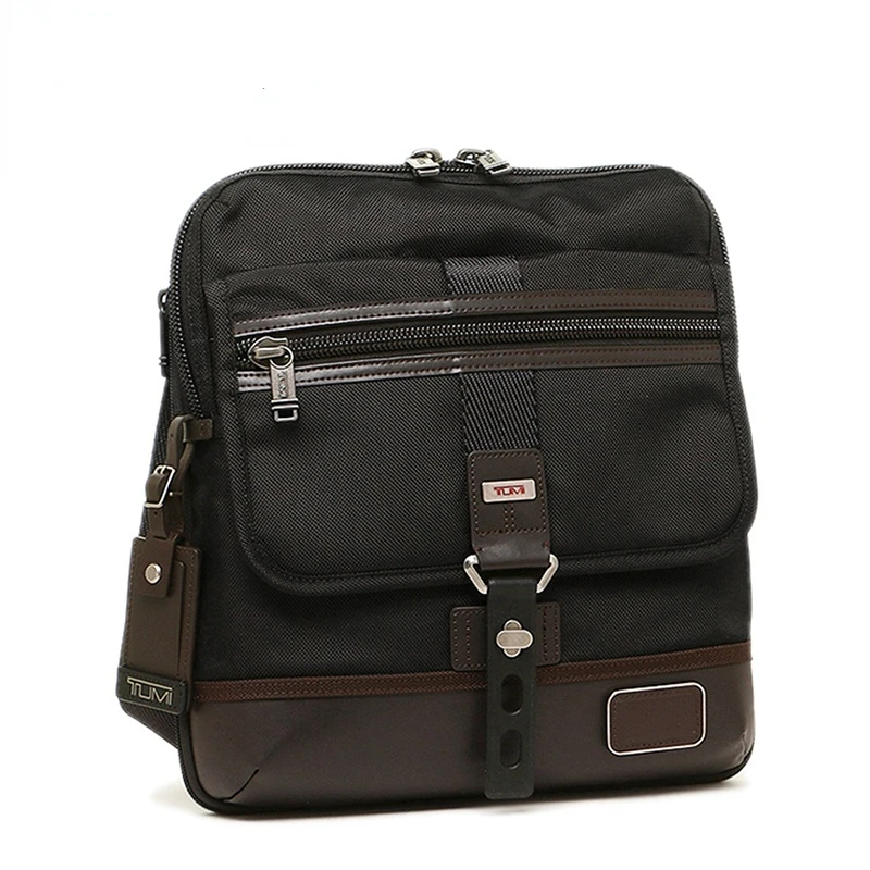 

222304 Men's Ballistic Nylon Fashion Leisure Travel Business Shoulder Messenger Bag IPad Bag