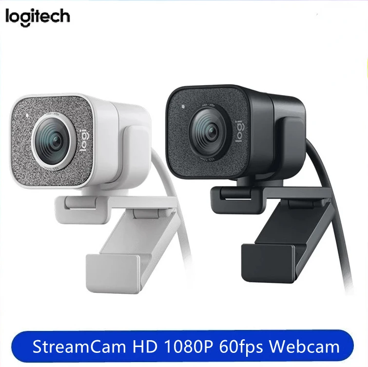 Акция! Веб-камера Logitech StreamCam Full HD 1080P 60fps потоковая веб-камера Buillt с микрофоном для настольного компьютера для дома