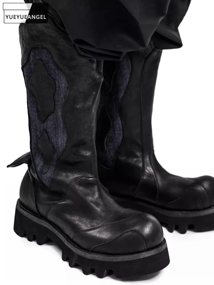 Ботинки мужские из натуральной кожи