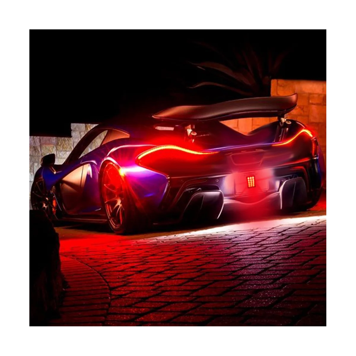 

LED Car Brake Light 15LED F1 Style Universal Shell Pilot Light Car Rear Spoiler LED Brake Light Tail Light Red Shell