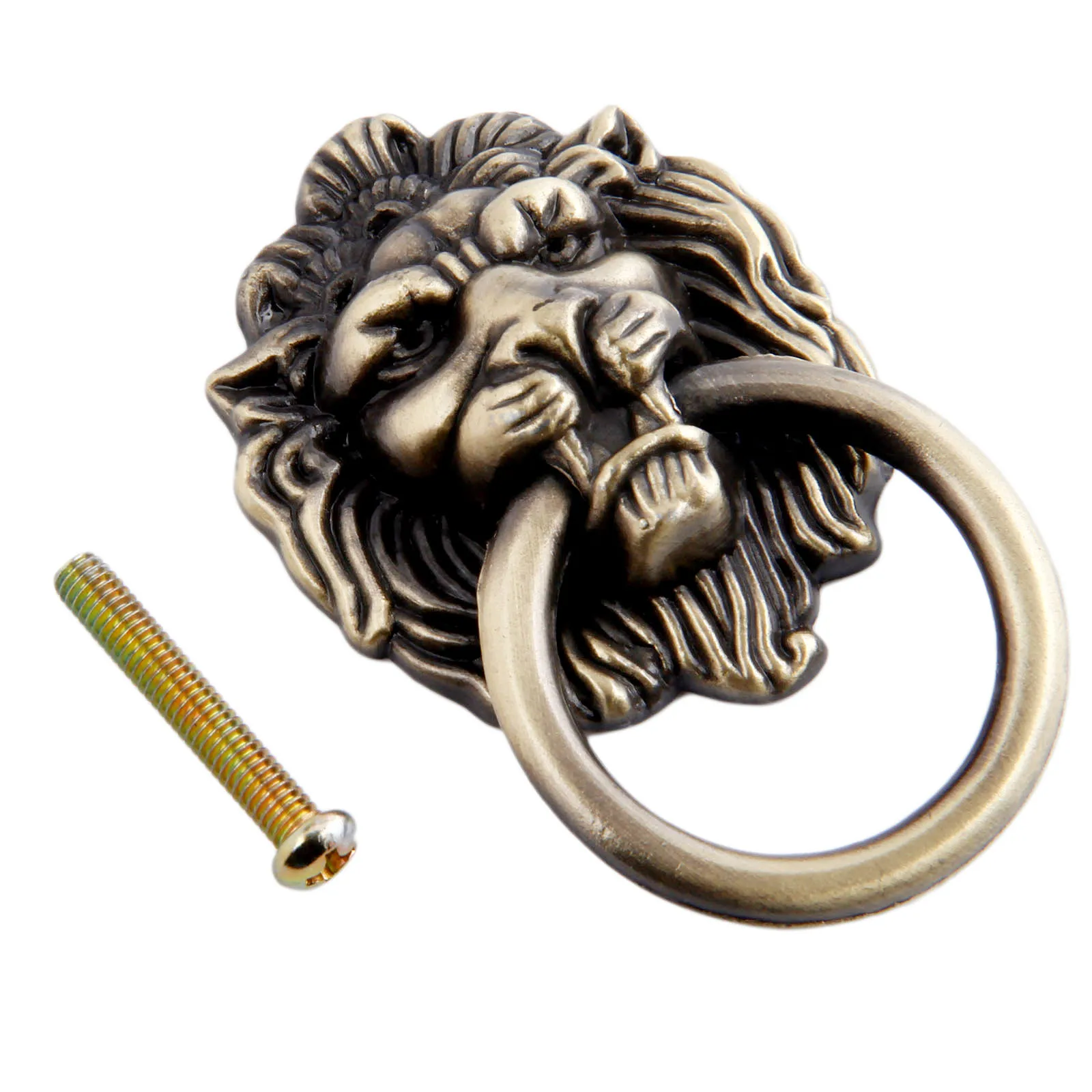 

Ручки для шкафов Lion Head Antique Bronze Цинковый сплав