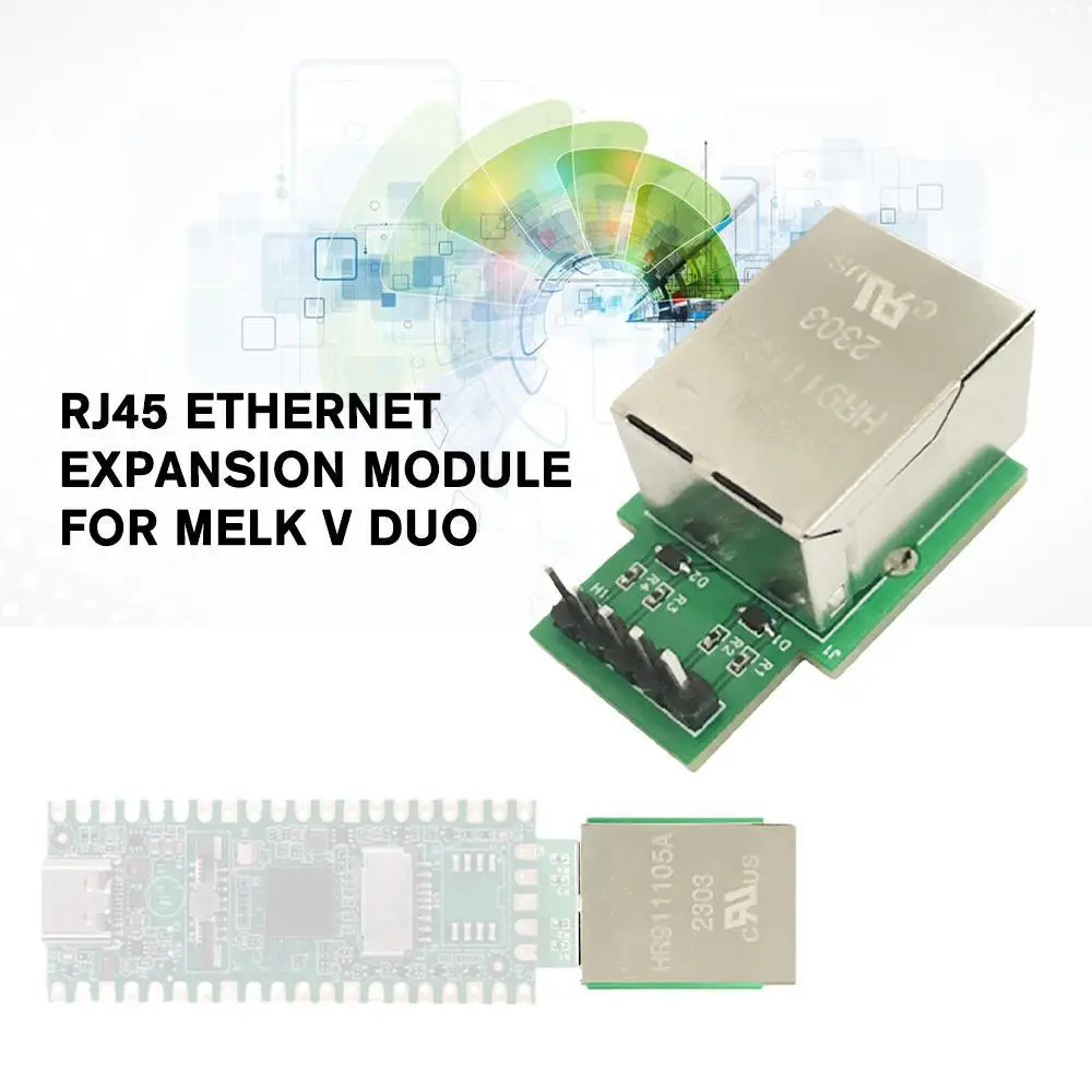 

Rj45 Ethernet Expansion Module For Melk V Modular Ethernet Connector Adapter Network Interface + Breakout Board + Pin Header