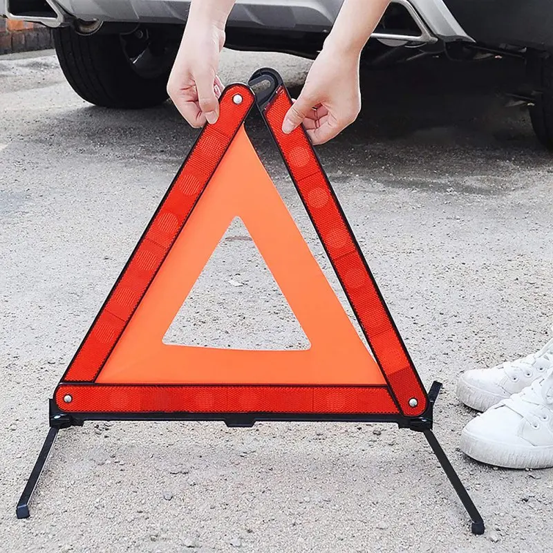 

Светоотражающий треугольный предуПредупреждение ительный знак для аварийной безопасности на дороге автомобиля
