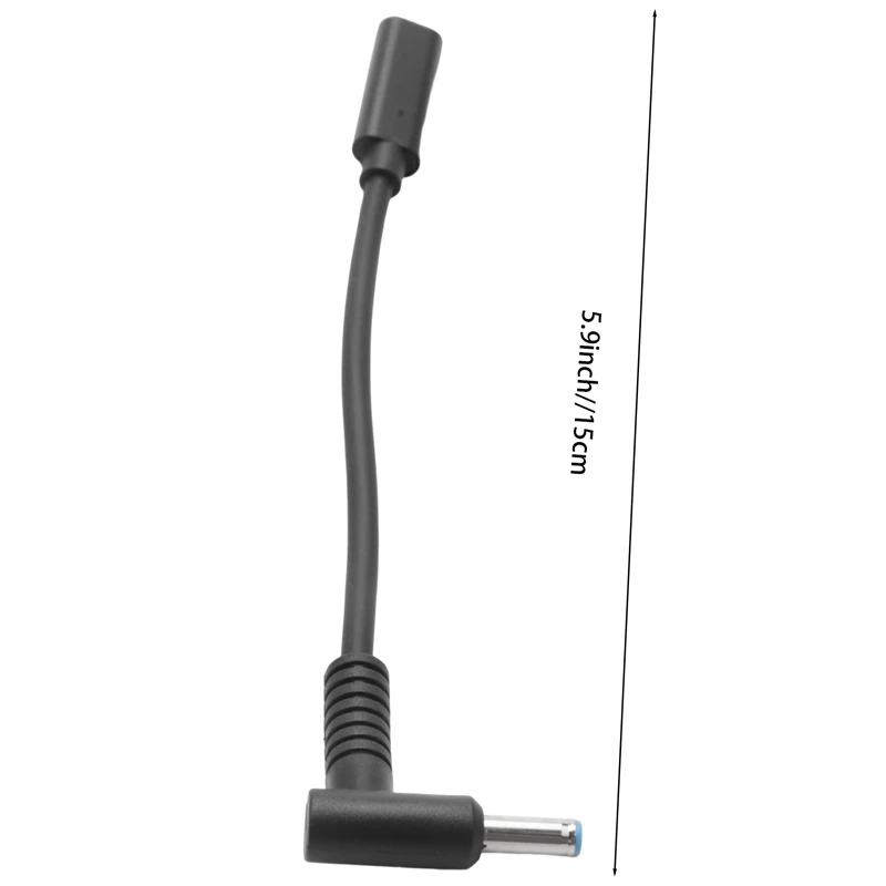 USB типа C мама на HP4506 папа 90 ° Кабель-переходник с вилкой 4 5X3 0 мм преобразователь