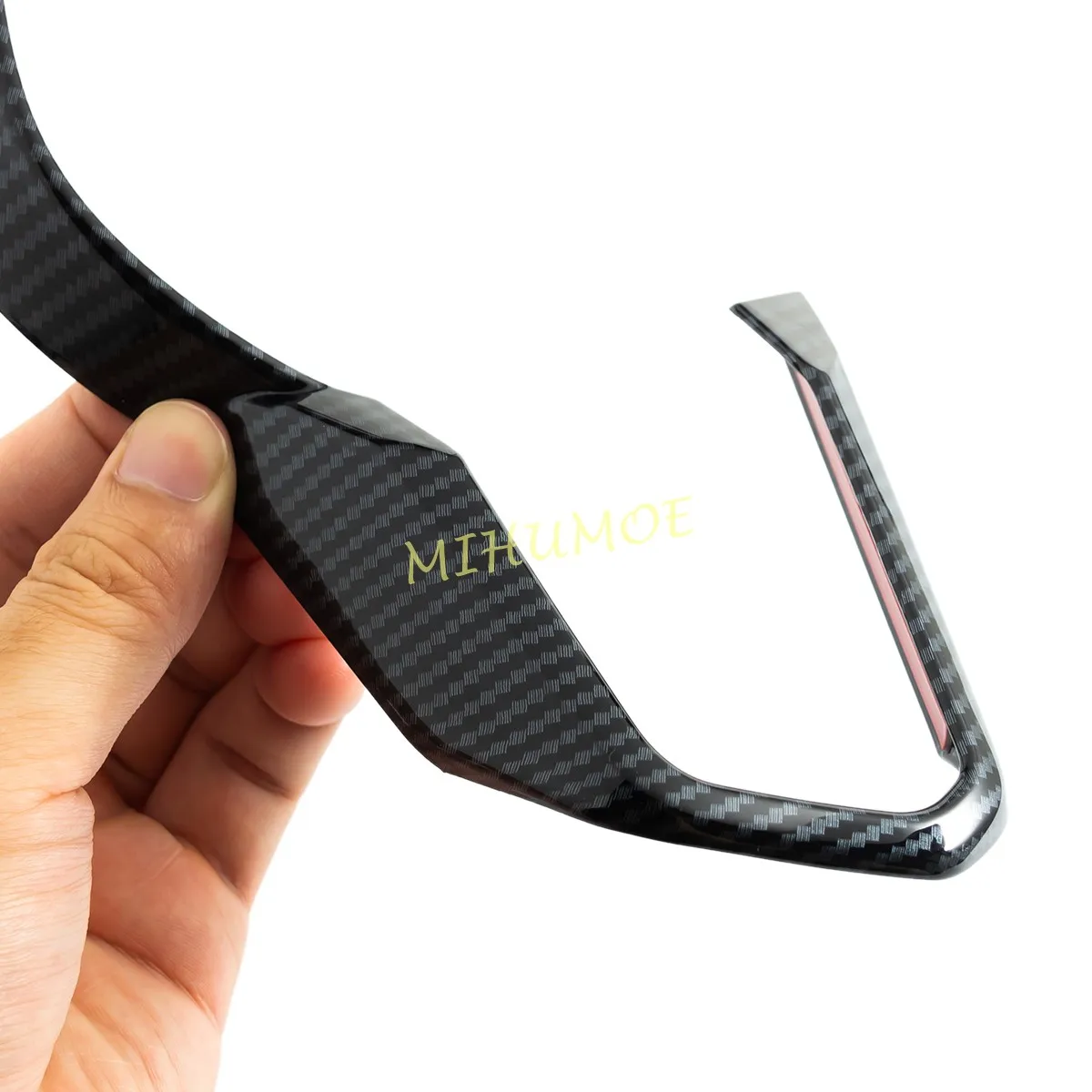 Фото Для BMW X1 M35i U11 X2 iX2 M Sport 2023 2024 2025 крышка переключателя рулевого колеса из углеродного волокна, накладки на рамку, аксессуары №5