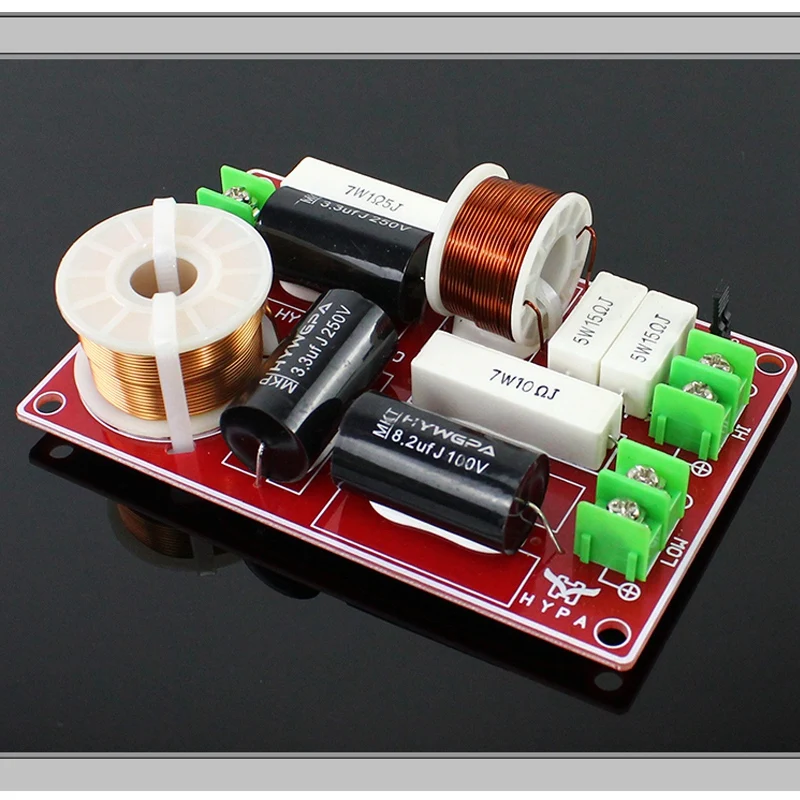 Динамики делитель частоты 2-полосный кроссовер аудио 150 Вт бас средние высокие