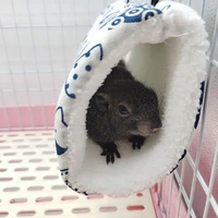 hamster cage ferret warm tunnel hammock for rat warmer tube toy hanging bed coop for rabbit guinea pig small animal winter house