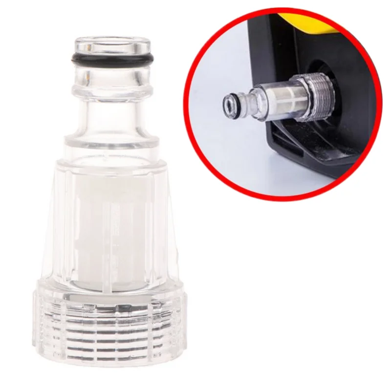 

Car Washing Machine Water Filter Plastic High-pressure Connection Fitting for Karcher K2 K3 K4 K5 K6 K7 Series Pressure Washers