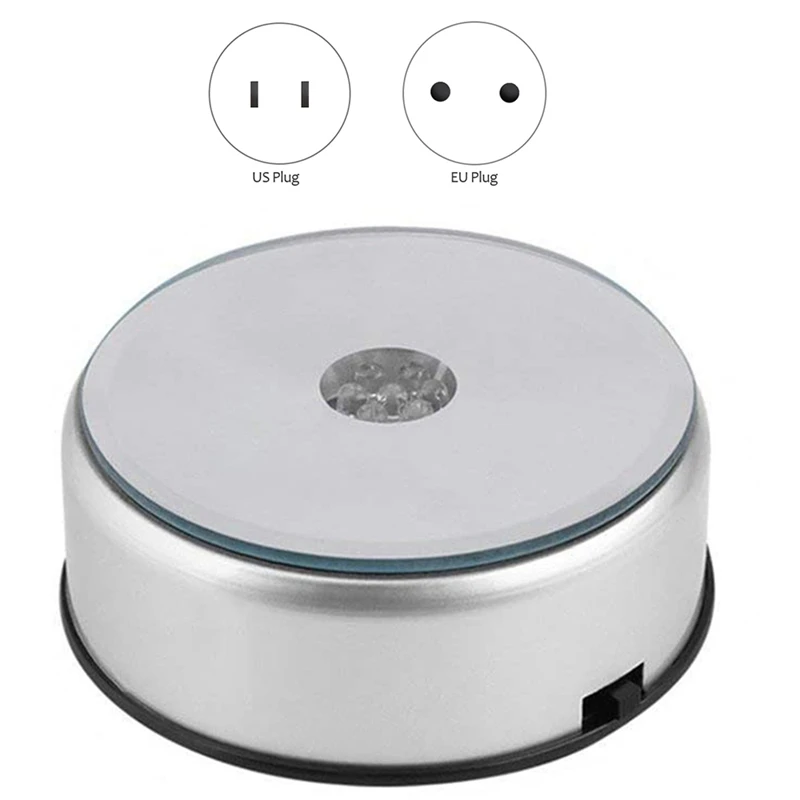 

Подставка для дисплея, Поворотная подставка для кристаллов, 4 дюйма, 7 светодисветодиодный, 7 цветов