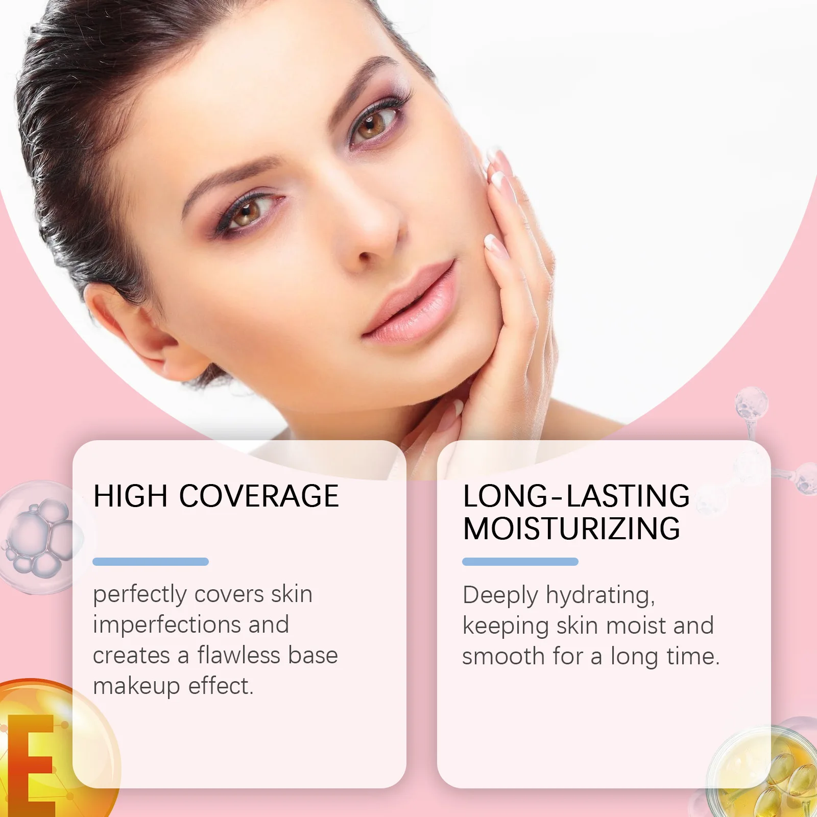 Увлажняющий крем CC с воздушной подушкой для жирной кожи Жидкая основа макияжа