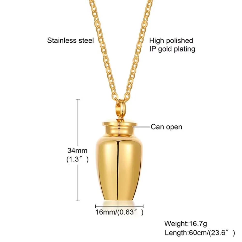 Высококачественная мини-подвеска из костяного пепла нержавеющей стали хорошо