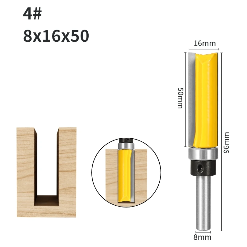 

YUSUN 8 мм хвостовик D16 фреза с узором деревообрабатывающая фреза для дерева торцевая фреза твердосплавная фреза концевая фреза