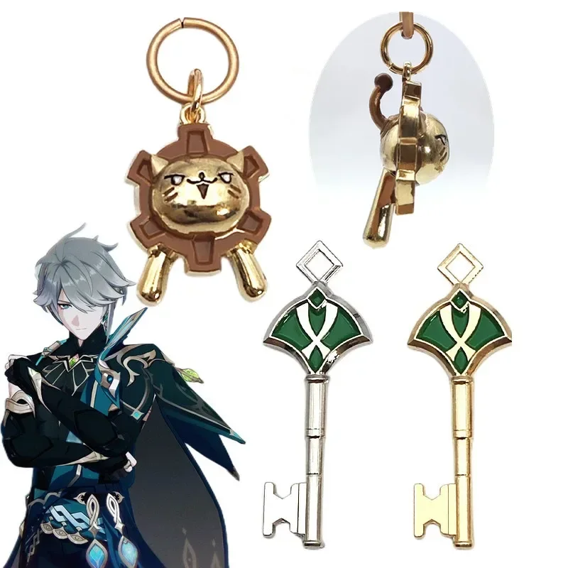 Игра Alhaitham Kaveh Lionet брелки для косплея металлические брелоки подвеска ключей