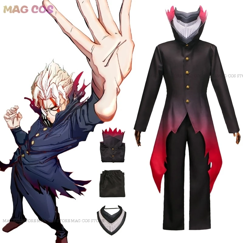 Okarun Ken Takakura Косплей Костюм Аниме Dandadan Маска Мужчины Черный Очки Мужской на