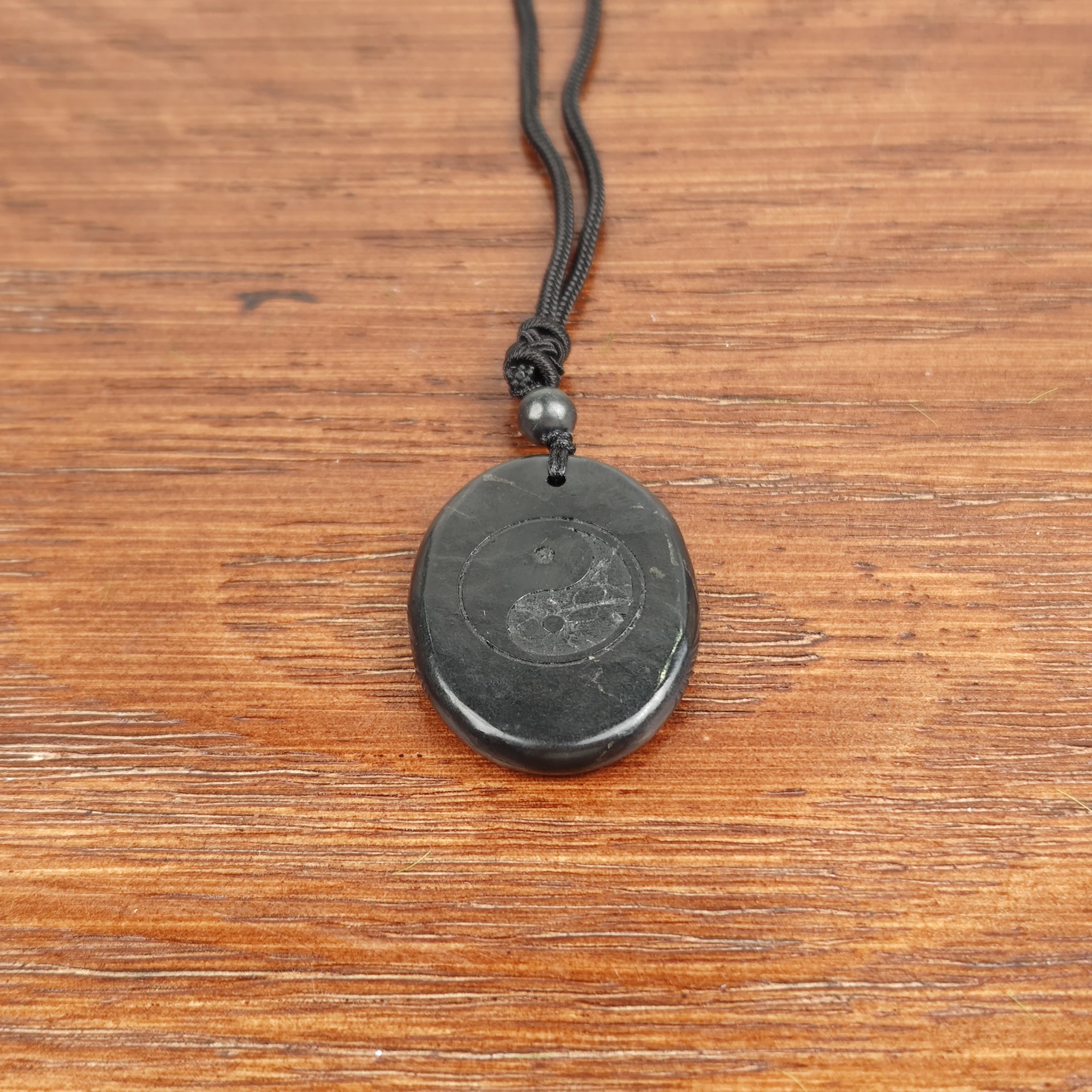 Натуральное ожерелье с подвеской Shungite искусственным исцеляющим кристаллом для