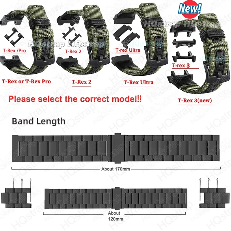 Ремешок из нержавеющей стали для Amazfit T-rex 2 3 Ultra металлический ремешок часов Trex Pro T