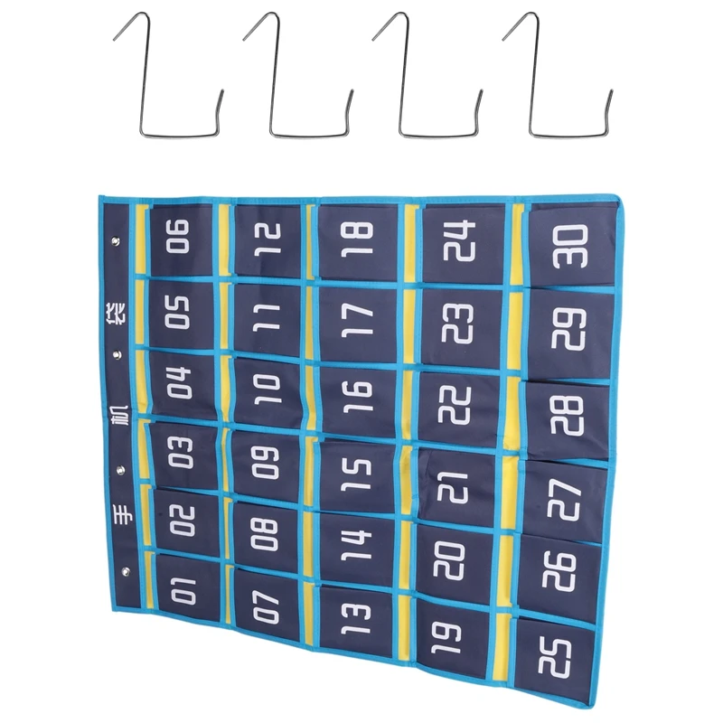 

Подвесной органайзер для мобильного телефона, 30 пронумерованных карманов