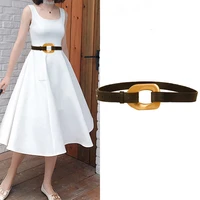 pu frosted buckle belt for women metal pin waist strap male female jeans trouser dress with a shirt suit decorative waistband