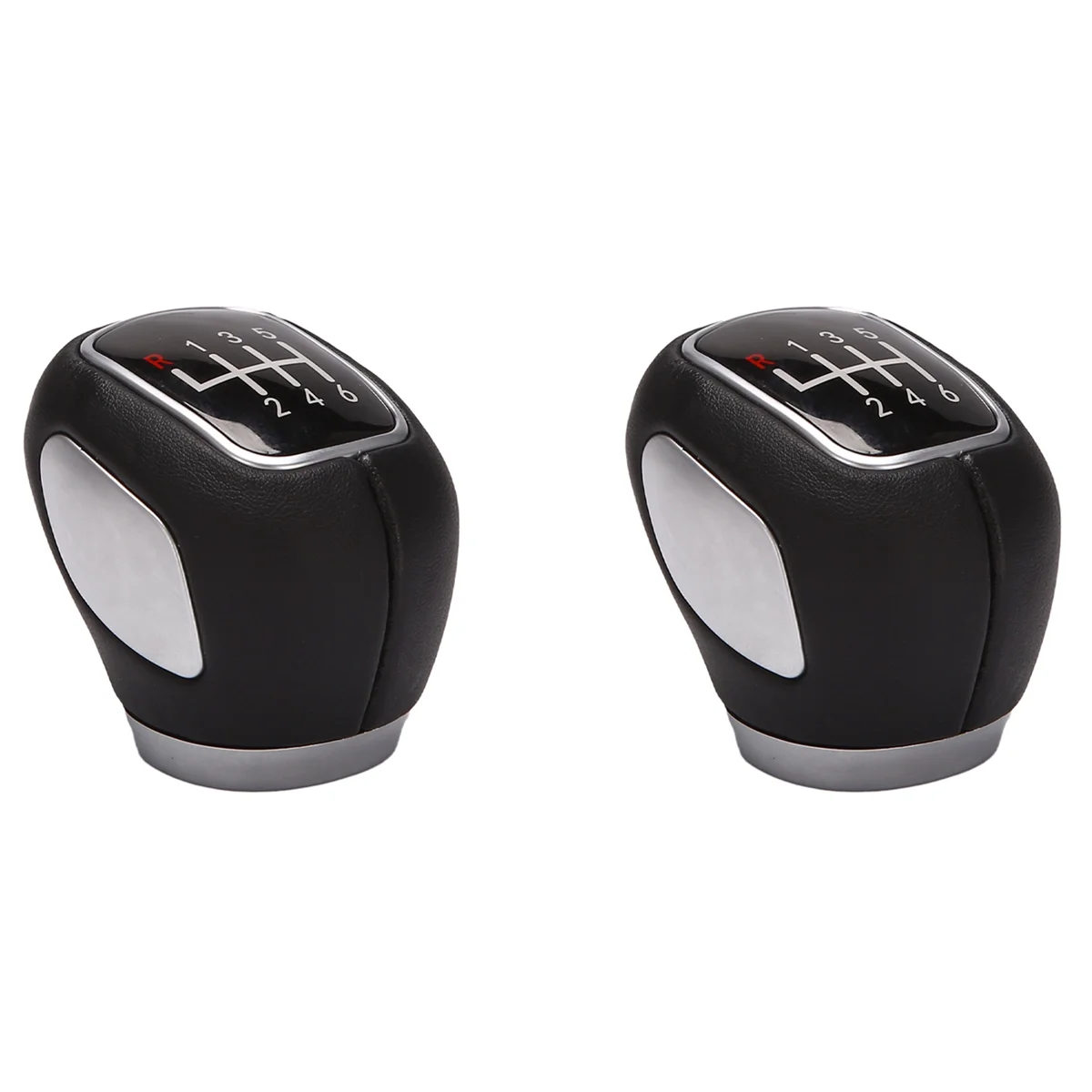 

2X 6 Speed Manual Gear Shift Knob Shifter Lever Head for Chevrolet Cruze 2011-2012