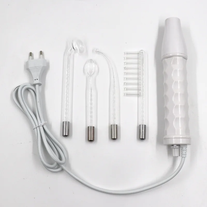 

Wrinkle Removal Acne Skin Beauty Spa Hair Massager High Frequency Facial Machine Electrotherapy Wand Glass Tube Neon Anti Aging