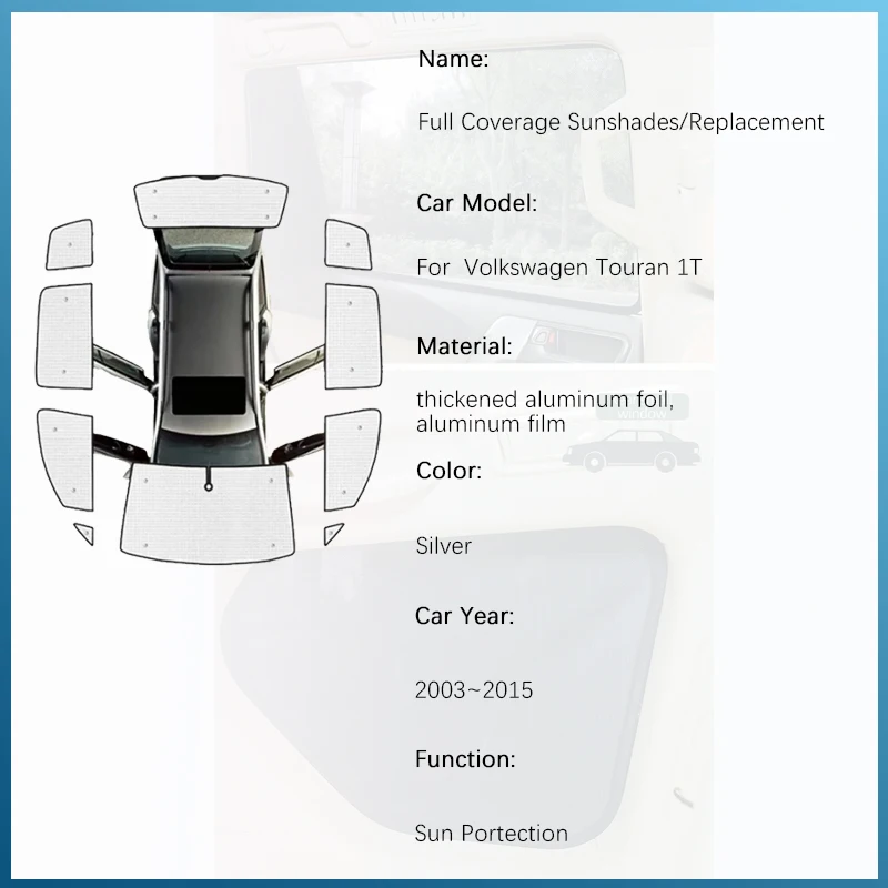 Для VW Volkswagen Touran 1T 2003 ~ 2015 автомобильный солнцезащитный козырек крем накладки на