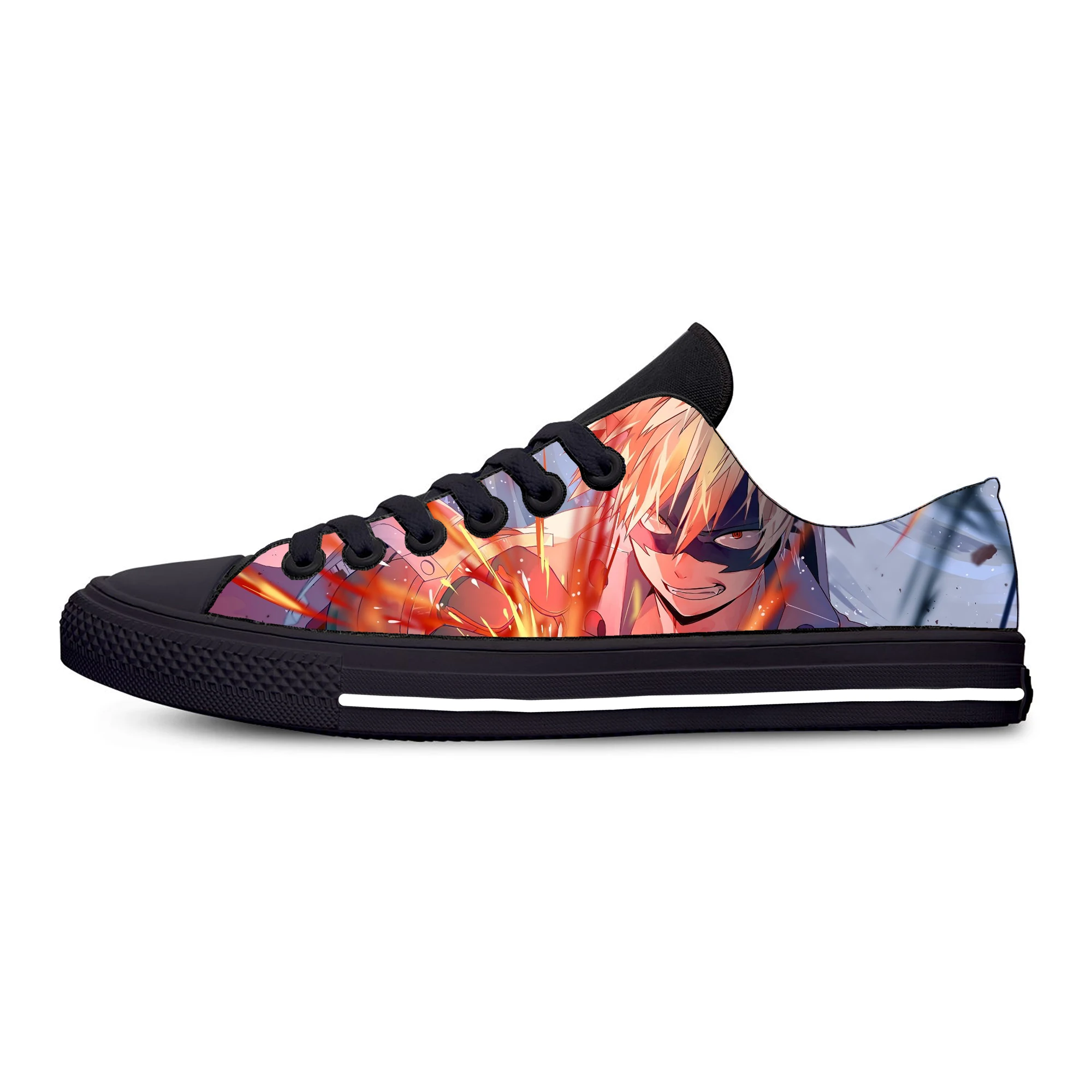 

Кроссовки мужские/женские из аниме «Моя геройская Академия», модная повседневная обувь с низким верхом, дышащие легкие кеды с 3D принтом