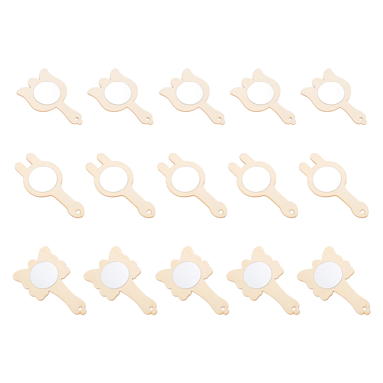 15 шт. необработанные зеркальные игрушки сделай сам многофункциональные